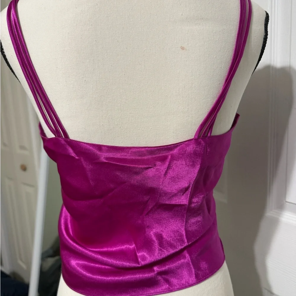 Victoria's Secret Gold Label Lace Camisole in Rich Purple Vintage